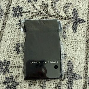 David Yurman Black Suede Jewlery Dust Bag *NWT*